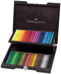 coffret bois de 72 crayons de couleur 'POLYCHROMOS' FABER-CASTELL