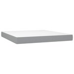 vidaXL Lit avec matelas cire marron 160x200 cm bois de pin massif