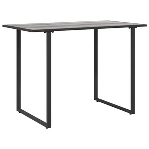 vidaXL Table de Jardin Gris 100 x 55 x 70 cm Acier et DPC