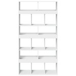 vidaXL Cloison de séparation blanc 100x33x187 5 cm bois d'ingénierie