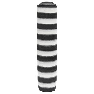 vidaXL Filet brise-vue anthracite et blanc 1 8x50 m PEHD 75 g/m²