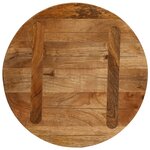 vidaXL Dessus de table Ø 40x3 8 cm rond bois de manguier massif