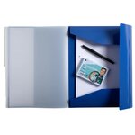 Trieur 8 Compartiments Polypropylène Recyclé Beeblue - A4 - Bleu Marine - X 10 - Exacompta