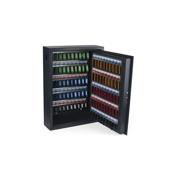 Armoire à clé haute sécurité en acier serrure à combinaison électronique - capacité 100 clés - Gris anthracite
