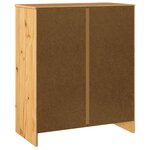 Chambre de tiroirs vidaXL "DRAMMEN" 76 5x40x91 cm en bois massif de pin