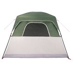 vidaXL Tente de camping de cabine 4 personnes vert imperméable
