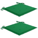 vidaXL Ensemble à manger d'extérieur pliable avec coussin 3 Pièces Teck