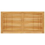 vidaXL Table à manger de jardin 140x70x73 5 cm Bois d'acacia massif