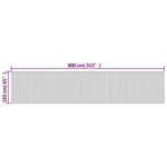 vidaXL Cloison de séparation naturel clair 165x800 cm bambou