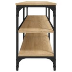 vidaXL Meuble TV chêne sonoma 140x30x50 cm bois d'ingénierie