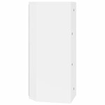 vidaXL Armoire de bain à miroir d'angle blanc 30x24x60 cm