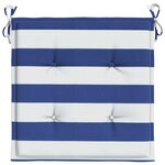 vidaXL Coussins de chaise de jardin lot de 4 50x50x4 cm