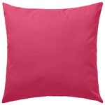 vidaXL Oreiller d'extérieur 2 Pièces 60 x 60 cm Rose