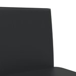 vidaXL Chaises de bar lot de 2 bois massif d'hévéa et similicuir