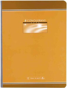 Cahier broché A4 192 pages 70g quadrillé 5x5 CONQUÉRANT