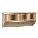 vidaXL Armoire murale et crochets 80x24x35 5 cm bois d'ingénierie