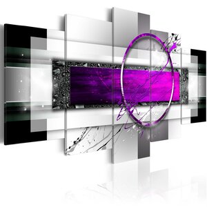 Tableau - purple rim l x h en cm 200x100