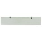 vidaXL Étagères murales 2 Pièces Verre 100 x 20 cm 8 mm