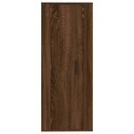 vidaXL Meuble TV mural Chêne marron 40x34 5x100 cm