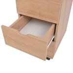 vidaXL Meuble à tiroirs 33x45x60 cm Chêne