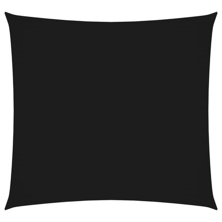 vidaXL Voile de parasol Tissu Oxford carré 7x7 m noir