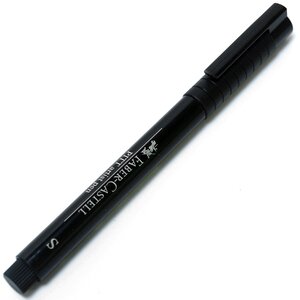 Feutre encre de chine PITT artist pen Pointe SuperFine 0 3 mm Noir FABER-CASTELL