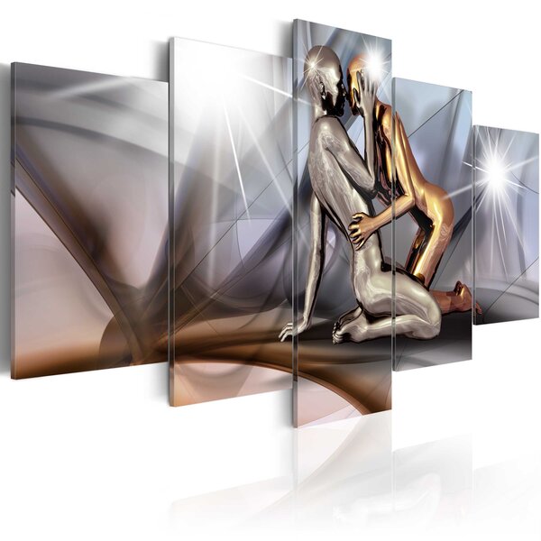 Tableau - gold couple l x h en cm 200x100