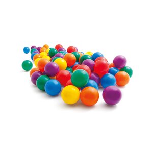 Intex 49600NP - Sac de 100 balles fun 80 mm pour aires de jeux gonflables