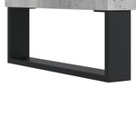 vidaXL Tables de chevet 2 Pièces gris béton 40x35x69 cm bois d’ingénierie
