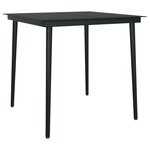vidaXL Ensemble à manger de jardin avec coussins 5 Pièces Gris