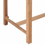 vidaXL Table de bar de jardin 110x60x105 cm bois de teck solide