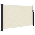 vidaXL Auvent latéral rétractable crème 120x500 cm