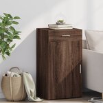vidaXL Buffet chêne marron 50x42 5x93 cm bois d'ingénierie