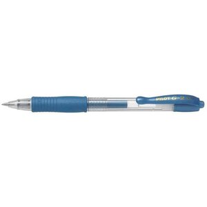 Stylo bille à encre gel G2 07 Metallic,bleu métallique PILOT