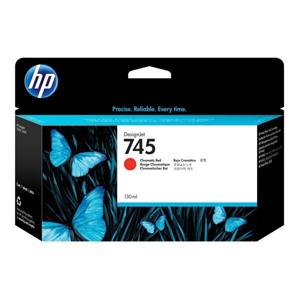 HP HP745 Cartouche d'Encre Rouge Chromatique F9K00A