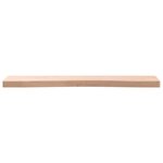vidaXL Dessus de bureau 100x(45-50)x4 cm bois massif de hêtre