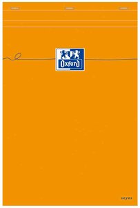 Bloc-notes Orange A4 80 feuilles 80g Seyès Grands Carreaux OXFORD