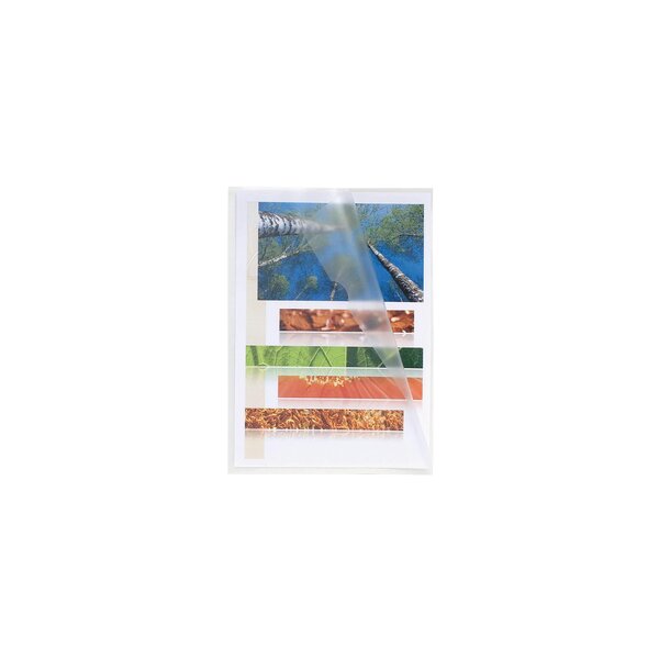 Sachet 100 Pochettes Polypropylène Lisse 12/100e - A5 - Cristal - X 10 - Exacompta