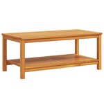 vidaXL Table basse 70x40x45 cm Bois d'acacia massif