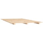 vidaXL Cadre de lit 90x200 cm Bois de pin massif