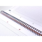 NOTEBOOK A4+ spiralé 160 pages lignée 6 mm orange OXFORD