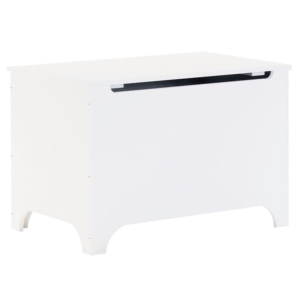 vidaXL Boîte de rangement avec couvercle RANA blanc bois massif de pin