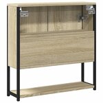 vidaXL Armoire de salle de bain à miroir chêne sonoma bois ingénierie