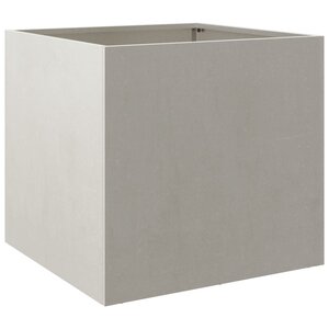 vidaXL Jardinière argenté 49x47x46 cm acier inoxydable