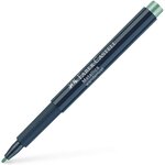 Marqueur métallics pointe 1 5 mm couleur vert faber-castell