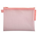 Pochette À Fermeture Éclair En Plastique Souple Chromaline Pastel - A5 - Couleurs Assorties - X 12 - Exacompta