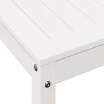 vidaXL Table de rempotage avec étagère 108x50x75 cm bois massif de pin