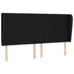 vidaXL Sommier à lattes de lit avec matelas Noir 200x200 cm Tissu