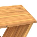 vidaXL Tabouret pliant 40x32 5x70 cm Bois massif de teck