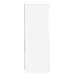 vidaXL Buffet avec lumières LED blanc 41x37x100 cm